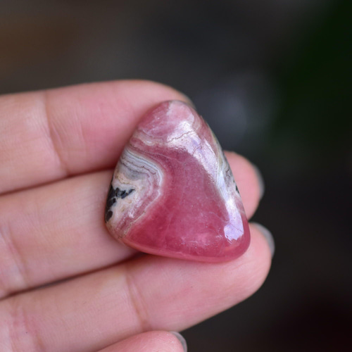 【エッグ】ロードクロサイト(縞模様) 魅惑の縞模様☆ロードクロサイト （インカローズ ）ルース118