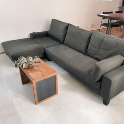 ＼送料無料／[Chill Sofa] チルソファ カウチソファ リビング 帆布 270cm L字コーナー-201- 3枚目の画像