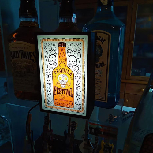 テキーラ Tequila ネオン 看板 メキシコ 酒 蒸留酒 BAR 居酒屋 【公式