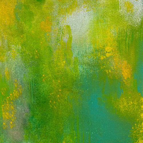 春の湖 春 グリーン 緑 イエロー 黄色 原画 モダンアート 抽象画 春の湖 春 グリーン 緑 イエロー 黄色 原画 モダンアート 抽象画