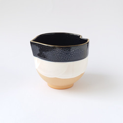 天目が出来ていく様子をそのまま作品に！　BEAK　BOWL（TYPE5）　陶器 1枚目の画像