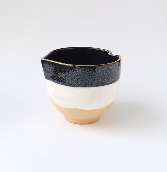 天目が出来ていく様子をそのまま作品に！　BEAK　BOWL（TYPE5）　陶器 1枚目の画像