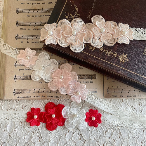 和装ベビーヘアバンド】着物用 レースフラワーヘアバンド 浴衣 ベビー