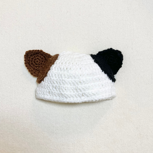 手編み風かごセット【ねこ】♪ニューボーンフォト撮影衣装　小道具　ベビーフォト 手編み風かごセット【馬】♪ニューボーンフォト撮影衣装 小道具 干支