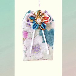 浅葱桜）元巫女が作る桜のお守り袋 その他雑貨 花守堂 通販 13430739