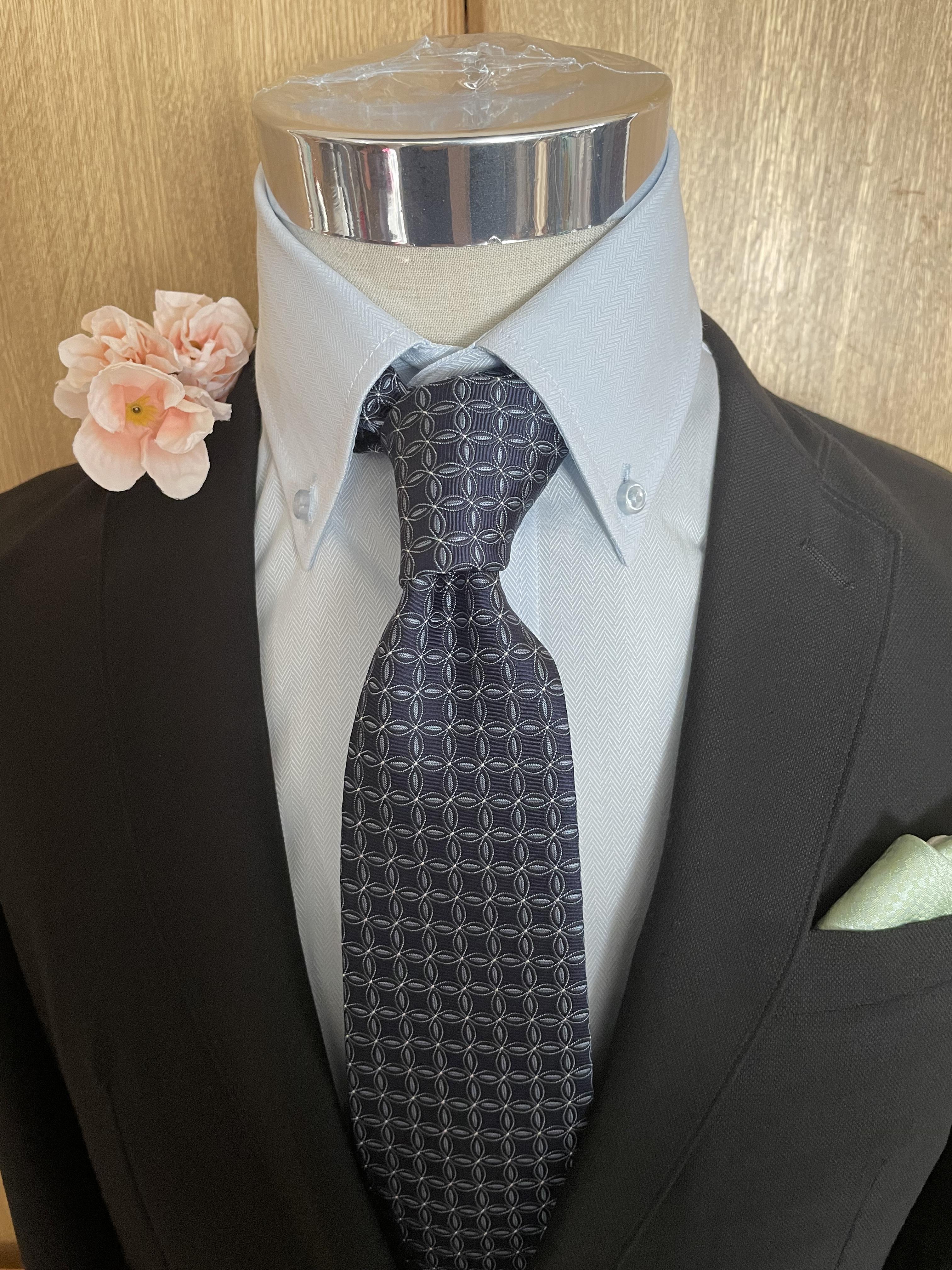 京都右京silkネクタイ　日本の紳士達よ！「貴方にしか咲かせられない花」