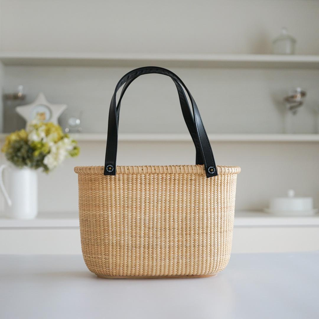 ナンタケットバスケット・トート かごバッグ Nantucket Style