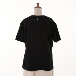 Gakuto Tkahashi  【conversation 】Organic cotton Tshirt-BK 3枚目の画像