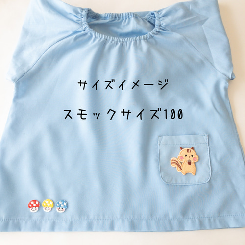 どんぐり りす 2枚セット｜アイロン接着 その他入園グッズ デコリエ