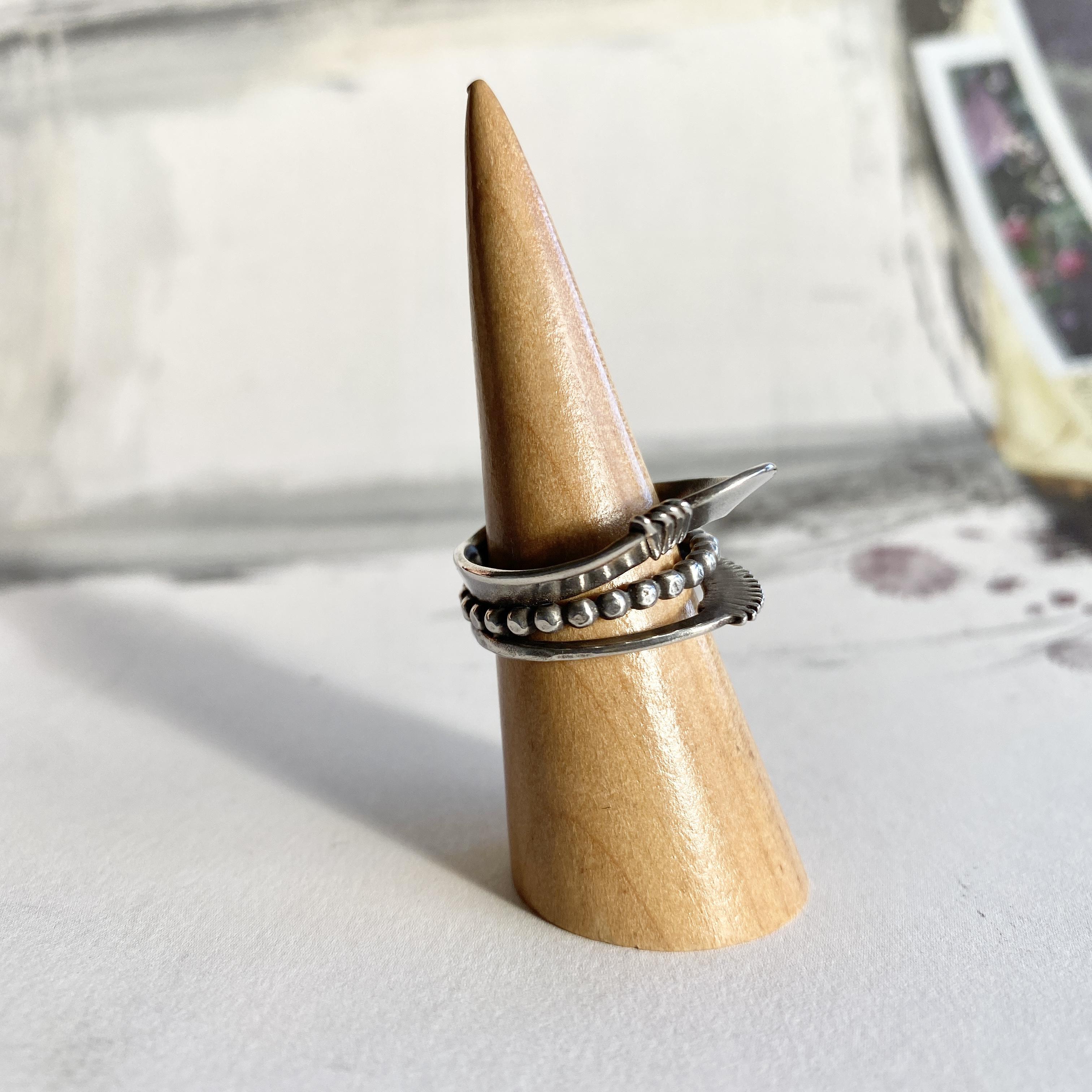 3連風シルバーリング【40%OFF・現品限り】