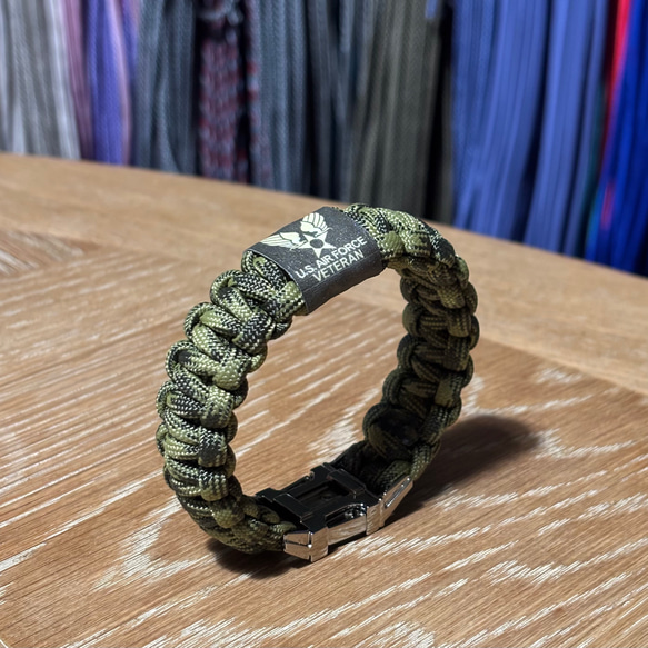 迷彩 ミリタリー パラコードブレスレット ブレスレット Dream Tomorrow