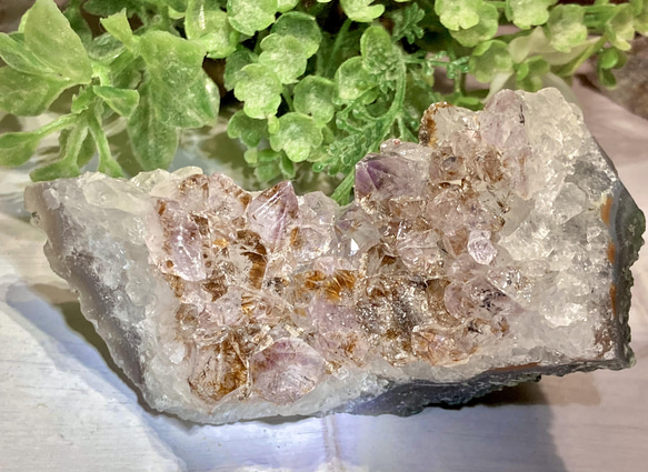 虹入り　スーパーセブン✨　アメジスト　クラスター　ゲーサイト 虹入り スーパーセブン✨ アメジスト クラスター ゲーサイト 天然石