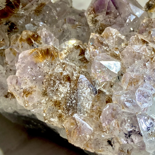 虹入り　スーパーセブン✨　アメジスト　クラスター　ゲーサイト 虹入り スーパーセブン✨ アメジスト クラスター ゲーサイト 天然石