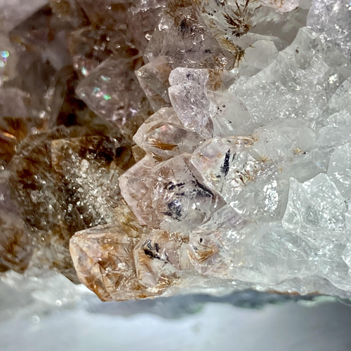 虹入り スーパーセブン✨ アメジスト クラスター ゲーサイト 天然石  