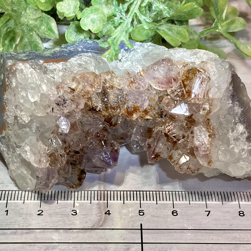 虹入り スーパーセブン✨ アメジスト クラスター ゲーサイト 天然石