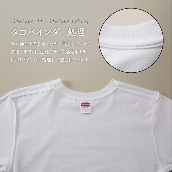 ［着る山菜］みょうがTシャツ（サンドベージュ） 6枚目の画像