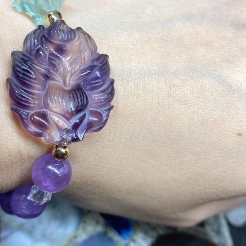 9つのご利益をもたらしてくれる九尾の狐ブレス ブレスレット Mimpi