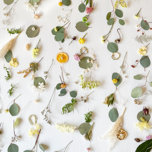 フラワーカーテン手づくりキット✳︎20mワイヤー✳︎A4×3cmいっぱい  