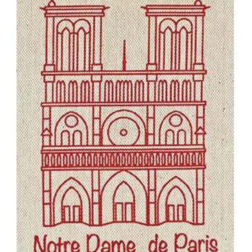 Sajou サジュー パリ建物36種パネル生地 monuments of Paris 生地