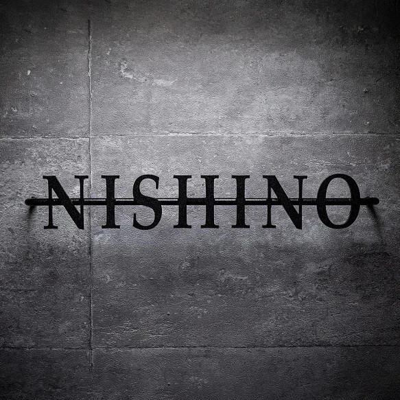 【真鍮×サンドブラック】手作り表札｜Jack B