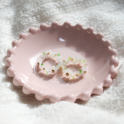 ビーズリング ✧ 小さなお花のぷちリング * 指輪 ビーズ 6枚目の画像
