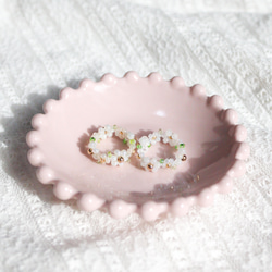ビーズリング ✧ 小さなお花のぷちリング * 指輪 ビーズ 7枚目の画像