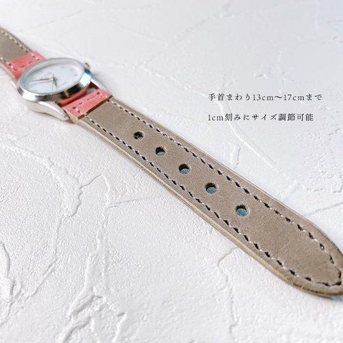 革とともに時間を育んでいく アンティークなシンプル腕時計 見やすい