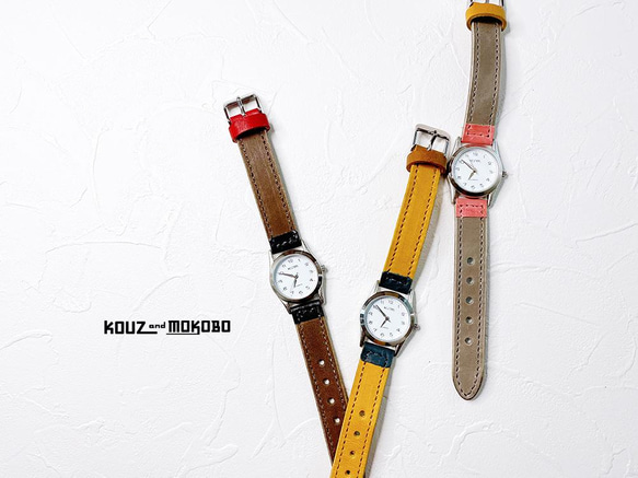 革とともに時間を育んでいく アンティークなシンプル腕時計 見やすい