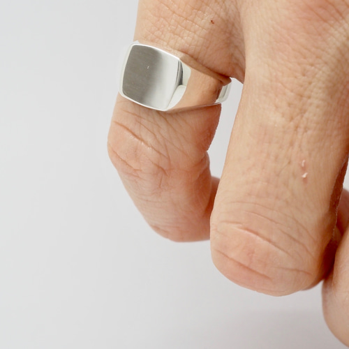 ring♡ ページ シグネットリング 四角タイプ 指輪・リング GAJU 通販 13434139