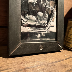 Photo frame  （注文製作品）写真立て 額 フォトフレーム ハンドメイド アイアン 額縁 インダストリアル 4枚目の画像