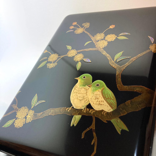 Amazon.co.jp: 若田石 硯 硯箱 マーブル模様 ハンドメイド