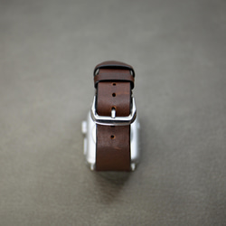【新作】高級革使用Apple Watchヴォーバレニア レザーベルト　バンド　時計ベルト D90 切り目本磨き 4枚目の画像