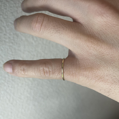 K18イエローゴールドワイヤーリング 指輪・リング GAJU 通販 13435116