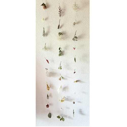 3.フラワーガーランド、フラワーモビール 母の日】フラワーモビールガーランド3本セット ドライフラワー