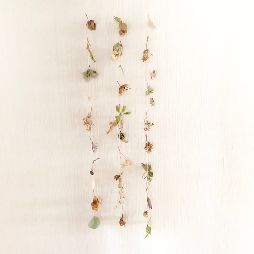 3.フラワーガーランド、フラワーモビール フラワー モビール ロング 1m 3本 ＊シャビー＆ナチュラル ガーランド