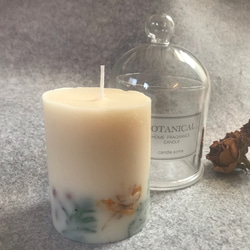 ボタニカルキャンドル　SOY candle glassdomeサイズ 1枚目の画像