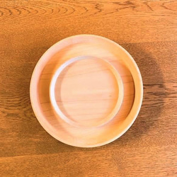 【大小のお揃い】丸大平皿・小平皿　楓の木　0051 2枚目の画像