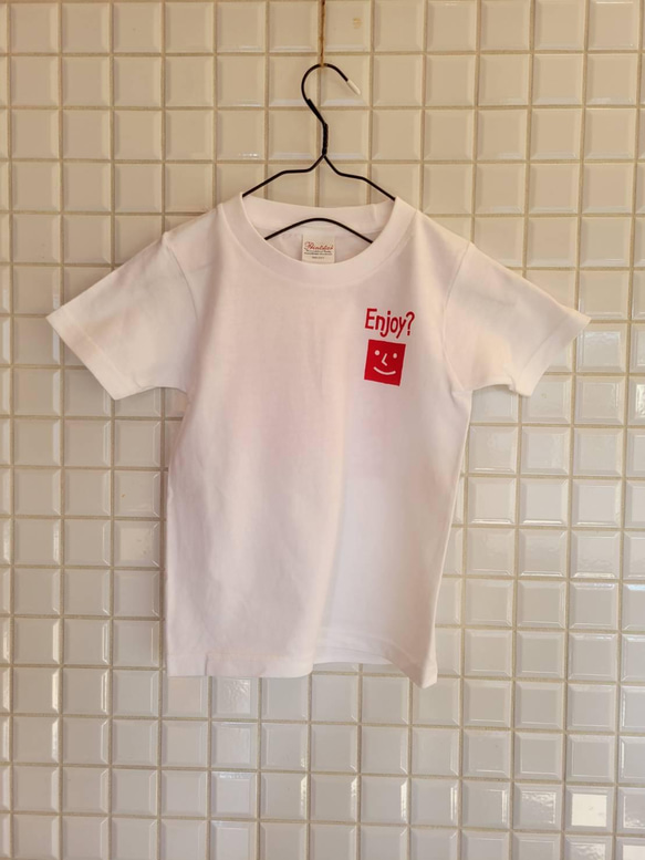 エンジョイ　白Ｔシャツ 4枚目の画像