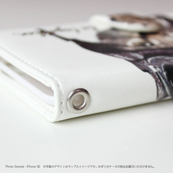 with NYAGO 猫 手帳型ケース 全機種対応 厚手タイプ［パイロット ソラちゃん 肉球 ブルー］2A7047 13枚目の画像