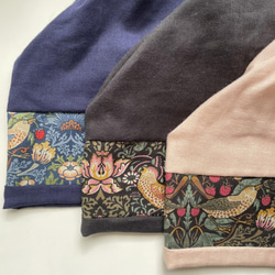 William Morris ⭐️ 使用的設計布料 ⭐️ 草莓小偷 ⭐️ 帽子 *護理帽 第9張的照片