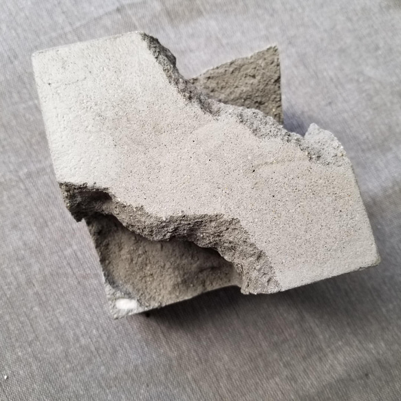 FP1462 ハンドメイド センメント　コケリュウム　置物　オブジェ　 コンクリート置物　オブジェ モルタル 置物 6枚目の画像