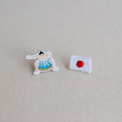 刺繍ピンズ【すもう】 4枚目の画像