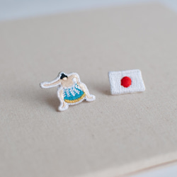 刺繍ピンズ【すもう】 2枚目の画像