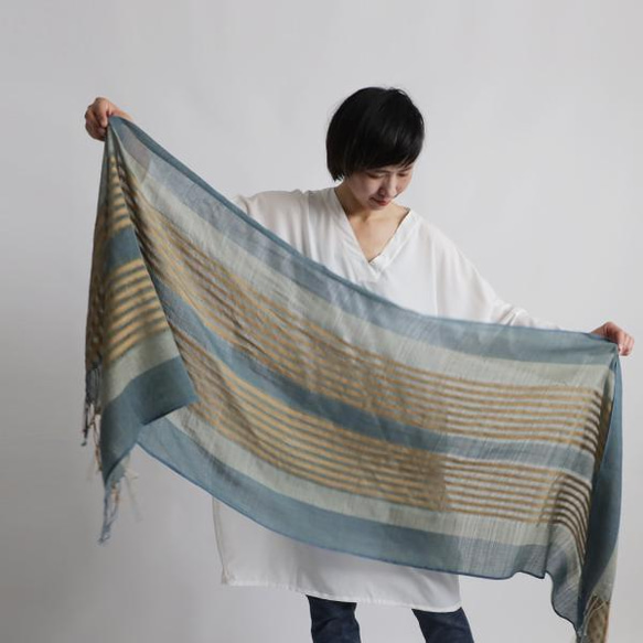 ラオス ＊ ストール シルク 絹 草木染め 手織り ハンドメイド 楽天市場】ストール ラオスの草木染め シルク100% ブラウン系 手織り