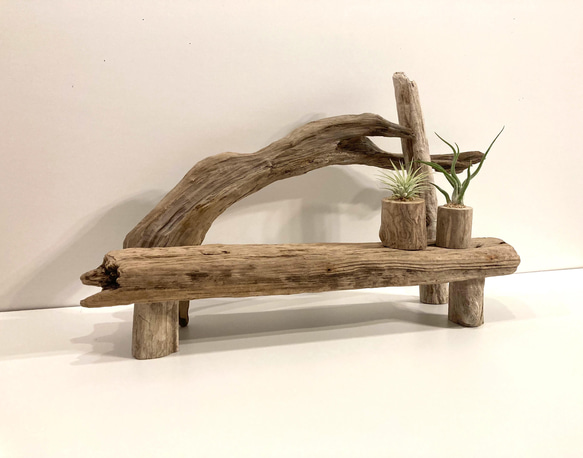 流木のベンチ型飾り棚 その他インテリア雑貨 Wood Style 通販