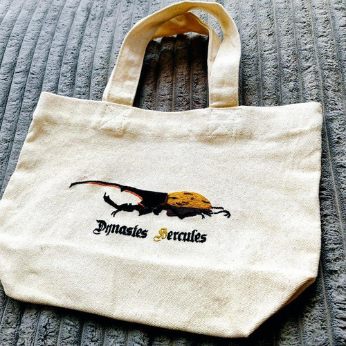 受注生産】ヘラクレスオオカブト刺繍トートバッグ トートバッグ