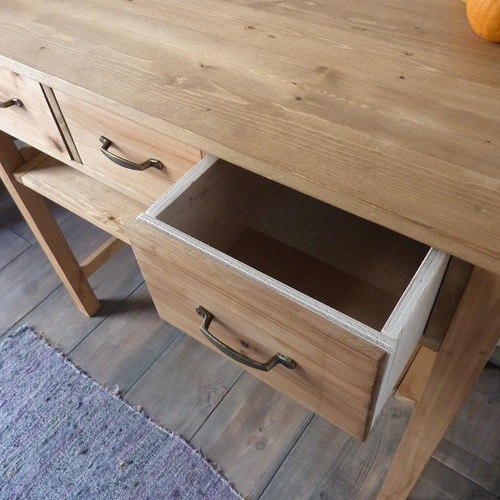 キッチン作業台 キッチンカウンター 引出し3杯 ワーク デスク w120 机