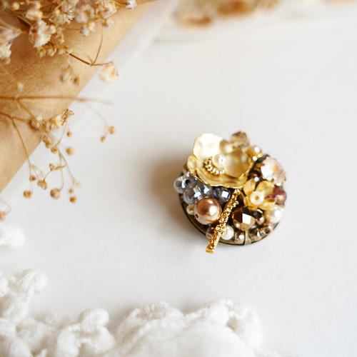 フルート brooch 〜楽器シリーズ〜 ブローチ Omecasi 通販｜Creema 