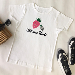 大人のためのお洒落なＴシャツ（イチゴ） 3枚目の画像