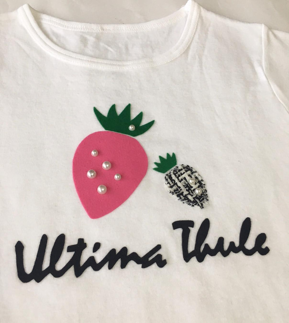 大人のためのお洒落なＴシャツ（イチゴ） 4枚目の画像